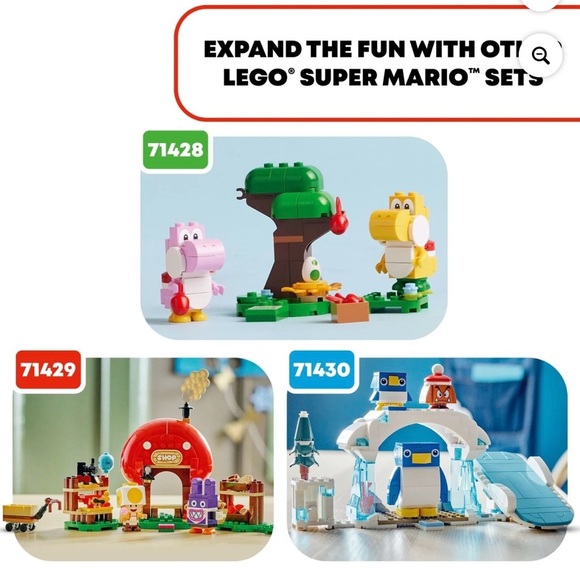 LEGO Super Mario Penguin Family Snow Adventure Expansion Set - Picture 7 of 10